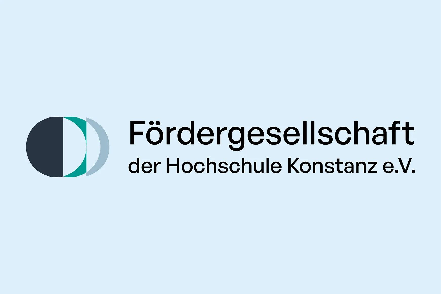 The new logo of the Fördergesellschaft der Hochschule Konstanz e.V.